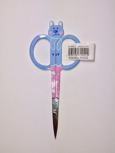 Embroidery Scissors - Blue Cat